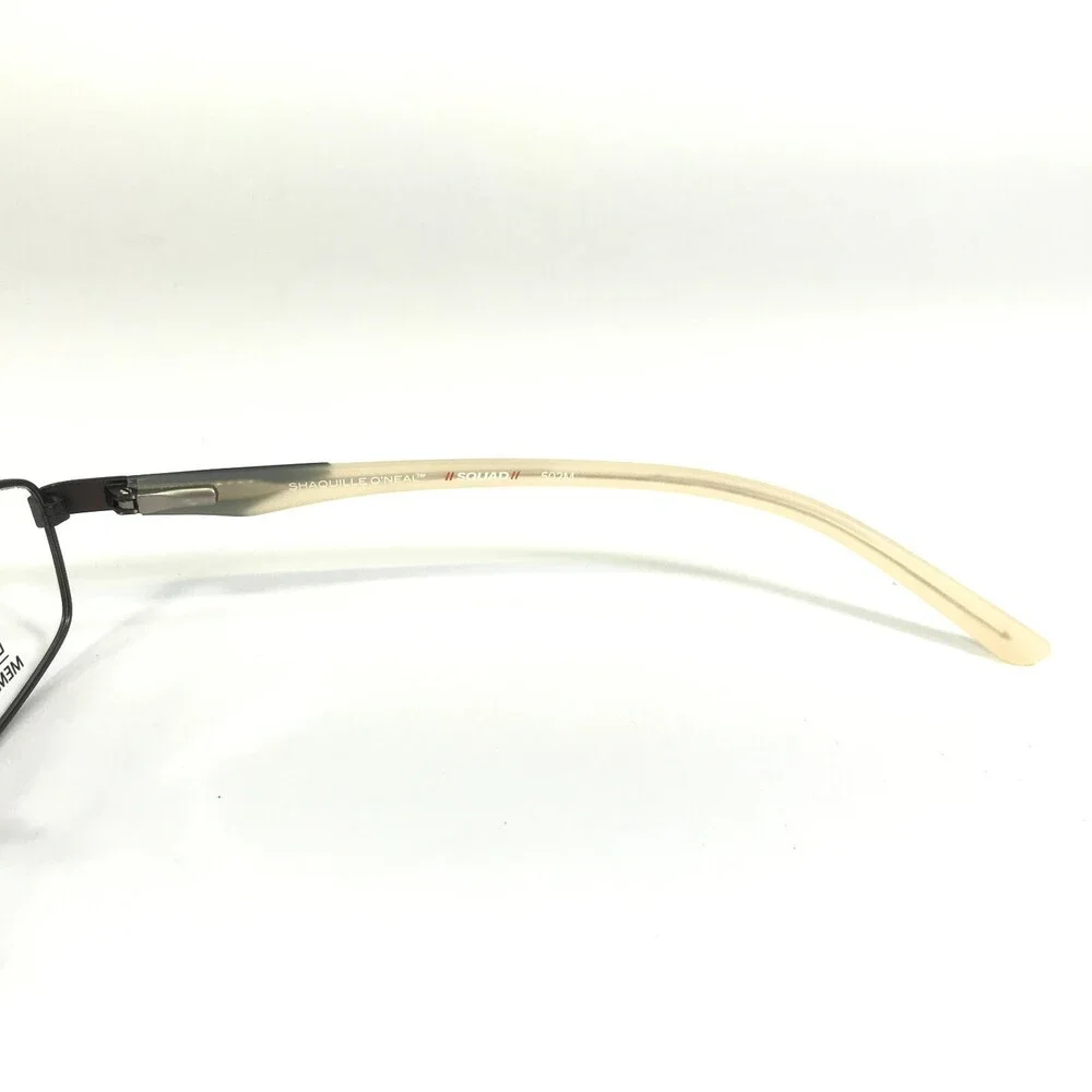 Shaquille O'Neal Eyeglasses Frames Squad 502M 058 Brown Nude Wrap 53-17-140